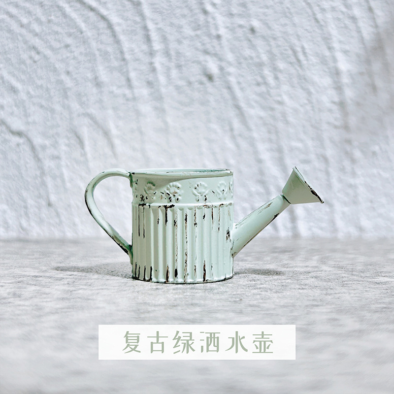 E-vintage green do old pot-452017mm