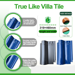 Piastrelle per Pavimenti di Villa in Stile Romano Moderno con Smalto Colorato, Antiscivolo, Forma Piatta e Caratteristiche Ecologiche - Product Image 3