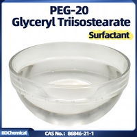 Triisostearato de Glicerilo Peg-20, Surfactante Líquido Cosmético, Emulsionante para Desmaquillantes, Marca BDC, 99% de Pureza, 50KG/Bidón, CAS