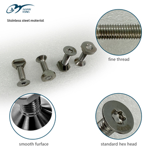 Tornillos ligeros de alta resistencia para base de mástil de aluminio, foil, hidrofoil, roscado M8 M6 para tablas de surf - Product Image 5