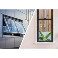 Aleación de aluminio de un solo colgado, doble acristalamiento, otras ventanas y puertas, personalización de ventana de repuesto