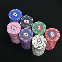 Jetons de poker professionnels - jetons en céramique de 10 grammes, adaptés aux fêtes et aux jeux auxiliaires pour femmes
