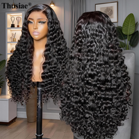 Perruque de cheveux vierges bruts vietnamiens, qualité salon, cuticules alignées, sans colle, 100% cheveux humains, perruque bouclée birmane en dentelle HD