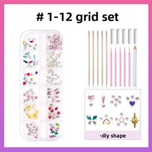 Châu Âu Mỹ DIY Jewelry Set với răng đá quý Kit Phụ kiện dính & Opal đá quý Loose đá quý - Product Image 6