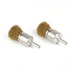 Cepillos Abrasivos de Alambre Frontales TTAKE con Eje de Acero de 6 mm para Pulido de Metales - Product Image 2