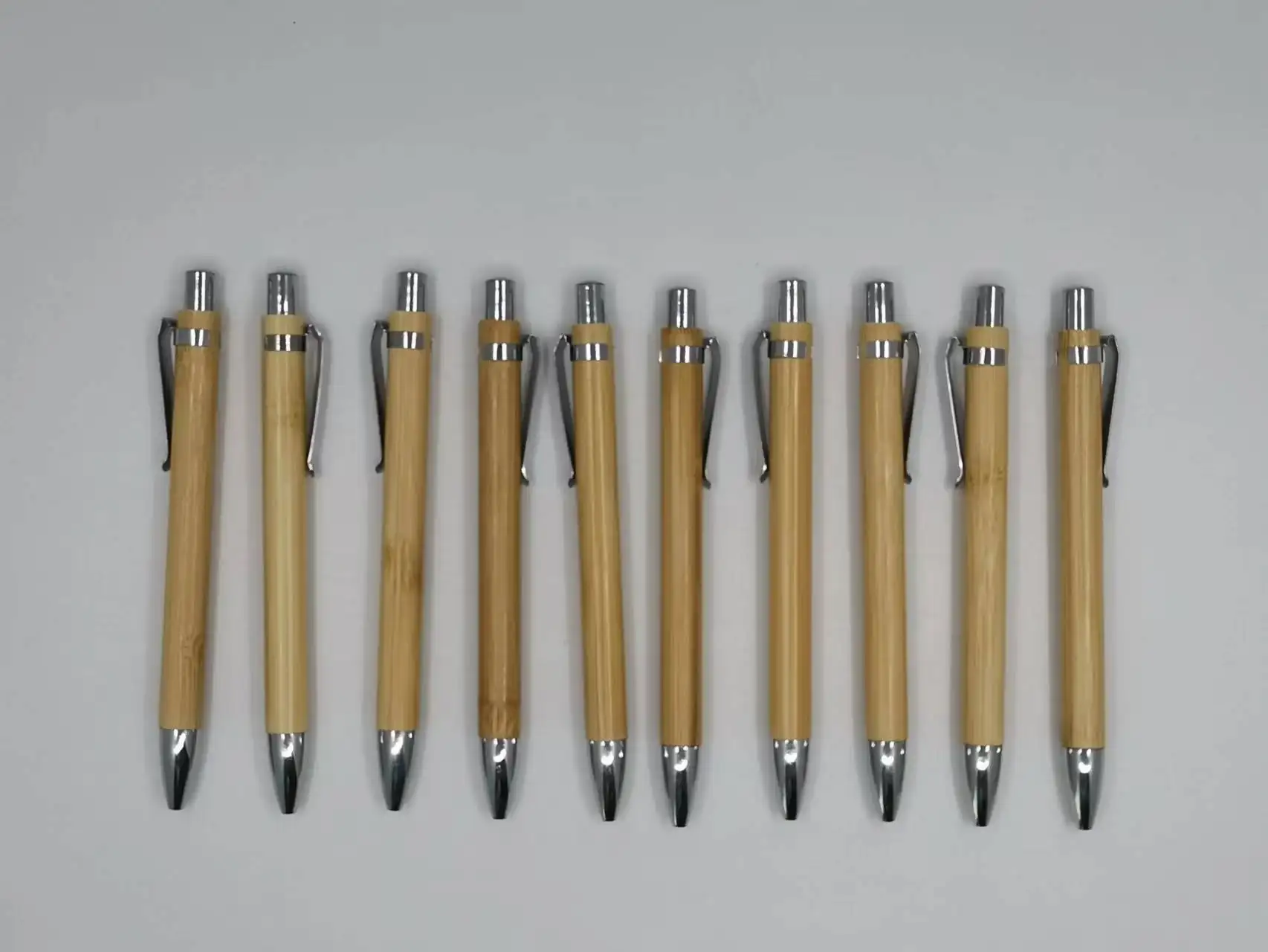 Экологичная деревянная ручка с логотипом на заказ с футляром, подарочная ручка, Бамбуковая Шариковая ручка-стилус