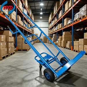 Carretilla de Mano Portátil de Alta Resistencia para Almacén, Capacidad de 150 kg, Carretilla 3 en <span class=keywords><strong>1</strong></span> Multifuncional - Product Image 3