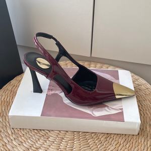Zapatos Formales de Tacón Alto y Fino para Mujer, con Correa de Hebilla en la Parte Superior, de Cuero Genuino, con Punta Cuadrada, Elegantes, para Eventos - Product Image 2