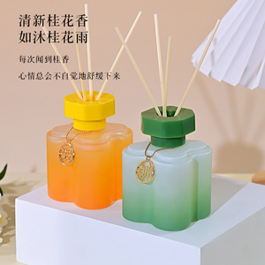Osmanthus <b>Reed</b> <b>Diffuser</b> Set 90 120 Days Long Lasting Fragrance Alcohol Free Home Indoor Decorative Aroma - Product Image 4