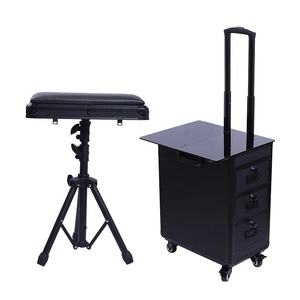 YABA Boîte de barre de tirage haute capacité Support de <span class=keywords><strong>bras</strong></span> à double usage Valise portable Sac de chariot de <span class=keywords><strong>tatouage</strong></span> - Product Image 3