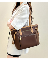 Bolsos de mano de PU texturizado para mujer, bolsos de hombro de gran capacidad con múltiples bolsillos y bolsillo con cremallera para el viaje diario