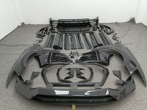 Runde Venta de fábrica Nuevo <span class=keywords><strong>Audi</strong></span> <span class=keywords><strong>Q8</strong></span> RSQ8 Kit de cuerpo de fibra de carbono seco Incluye capó de parachoques delantero Faldones laterales de parachoques trasero - Product Image 6