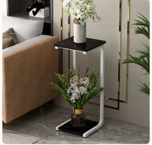 Support pour pots de fleurs succulents en fer de luxe léger pour balcon Support de rangement en ardoise durable pour l'affichage des plantes d'extérieur sur pied pour - Product Image 1