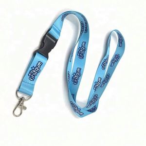 Customized Logo Promotional Rpet Neck <b>Polyester</b> <b>Lanyards</b> With Digital and Silk Screen Printing - Product Image 1
