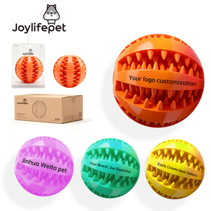 Interaktif köpek oyuncak topu yavaş besleyici diş temizleme tedavi dağıtıcı için küçük/büyük köpekler için dayanıklı çiğnemek oyuncak zihinsel stimülasyon - Product Image 1