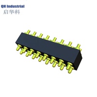 Connecteur pogo pin étanche à 2 rangées, pas de 2,54 mm, 16 broches, petit format, grande réduction pour PCB