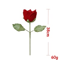 Buket Bunga Rajut Kapas Buatan Mawar Thailand untuk Pernikahan dan Hari Valentine Dekorasi Rumah & Pernikahan Hadiah