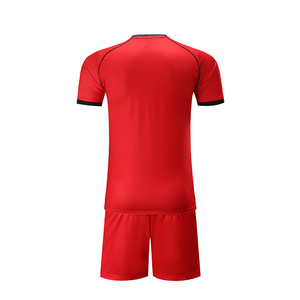 Custom football shirt uniform sublimation machine red soccer jersey uniform design - Product Image 3