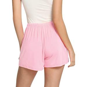Shorts de pyjama personnalisés pour femmes en viscose de bambou, bas de pyjama doux, vêtements de détente grandes tailles S-4X - Product Image 2