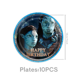 Artículos de Fiesta de <span class=keywords><strong>Avatar</strong></span>: Fire and Ash para Niños, Vajilla para Celebración de Cumpleaños, Incluye Platos, Vasos, Servilletas y Decoraciones para Pastel - Product Image 2