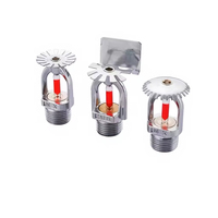 Tête de sprinkler droit globe en laiton 1/2" NPT K5.6, adaptée aux feux A et B, équipement incendie à installation simple