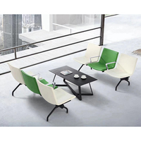 Vente en gros de chaise de bureau publique en métal avec coussin en pu pour salle d'attente chaise d'attente 3 4 5 sièges de la gare de l'aéroport de l'hôpital