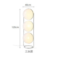 Lampe sur pied réglable en hauteur de style postmoderne E26/E27 avec fer et acrylique pour salon chambre à coucher