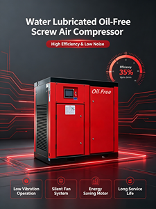 Compresseur d'air à vis APCOM à lubrification aqueuse sans huile, faible entretien, longue durée de vie, système de lubrification anti-corrosion sans huile - Product Image 4