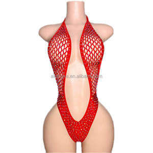 Groothandel op maat gemaakte Amerikaanse muziek carnavalskostuums rave outfits hete meiden exotische danskleding - Product Image 2