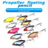 TG Topwater Whopper Plopper 6g 11g Leurre Flottant à Queue Rotative pour la Pêche au Brochet en Eau Douce et Salée