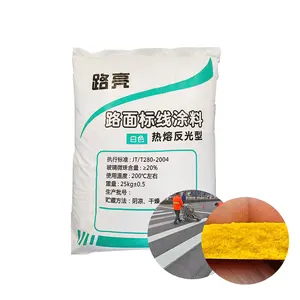 JTT-280-2004 Normal Standard 25% Glass Beads White Yellow Red Blue Green Thermoplastic Road Marking Powder Paints