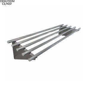 <span class=keywords><strong>Étagère</strong></span> <span class=keywords><strong>suspendue</strong></span> en Tube mural en acier inoxydable de haute qualité Hôtel Restaurant Équipement de restauration SS304 Îlots de <span class=keywords><strong>cuisine</strong></span> et chariots - Product Image 3