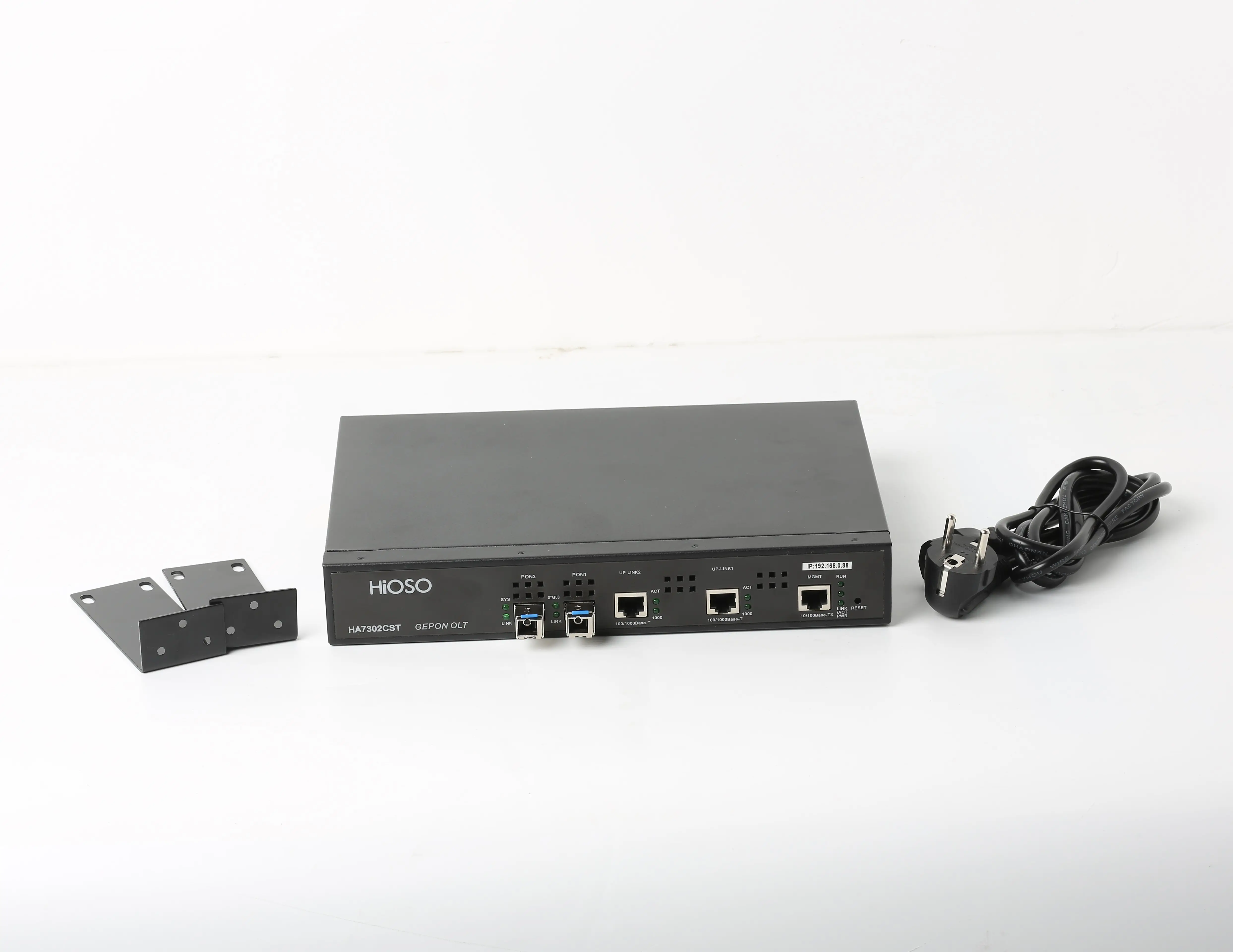 Hioso OLT 2 PON MINI Fiber OLT จำหน่ายไปแล้ว2พอร์ต EPON ไม่รวม SFP PX +++