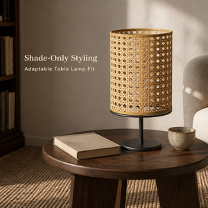 Consegna Rapida Paralume in Bambù Intrecciato Personalizzabile Design Rustico Antico Coprilampada <span class=keywords><strong>per</strong></span> Vari Tipi di <span class=keywords><strong>Lampade</strong></span> - Product Image 5