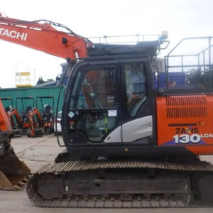 Excavadora de movimiento de tierra Hitachi ZX130 de segunda mano 13Ton, bomba de Motor incluida, máquina de construcción de engranajes, excavadora sobre orugas para - Product Image 1