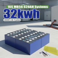 Baterai LiFePO4 MB56 8000 Siklus 3.2V 628Ah untuk Jaringan Listrik & Penyimpanan Energi Rumah -30~60 Suhu Operasi