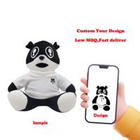Nouveau design de haute qualité bon marché forme animale mignon mini jouet en peluche personnalisé porte-clés