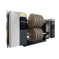 Máquina Cortadora de Papel Kraft Totalmente Automática, Accionada por Motor Delta, de Alta Productividad, Cortadora y Rebobinadora de Adhesivos para Rollos Grandes