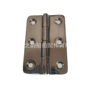 บานพับประตูสแตนเลส 78x52 มม. หนา 5 มม. 3 รู ดีไซน์อุตสาหกรรม - Product Image 4