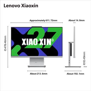 เลอโนโว เซียวซิน <span class=keywords><strong>27</strong></span> ออลอินวัน เดสก์ท็อปพีซี ซีพียู อินเทล คอร์ ไอ5-13420เอช แรม 16 จีบี ดีดีอาร์5  1 ทราบิไบต์ พีซีไอ ซี เอสดีเอสดี  หน้าจอ <span class=keywords><strong>27</strong></span> นิ้ว ความละเอียด FHD  ระบบปฏิบัติการวินโดวส์ 11 เอเอชโอ ดีสก์ท็อปพีซี - Product Image 3