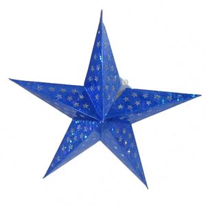 Hot Sale Red Handmade 46cm Christmas Paper <b>Star</b> Ornaments for <b>Hanging</b> Decoration - Product Image 3