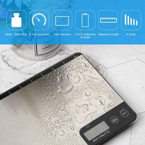 Amazo-N Độ Chính Xác Cao LCD Hiển Thị Đo Gram Thép Không Gỉ Điện Tử Trọng Lượng Kỹ Thuật Số Nhà Bếp Có Trọng Lượng Quy Mô Cho Thực Phẩm - Product Image 2