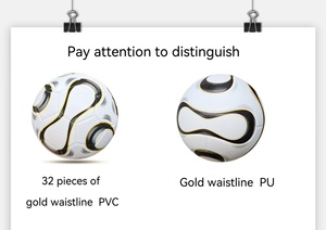 Palloni da <span class=keywords><strong>Calcio</strong></span> <span class=keywords><strong>di</strong></span> Alta Gamma per Adulti in Pelle PU Termosaldata per la <span class=keywords><strong>Finale</strong></span> Mondiale <span class=keywords><strong>di</strong></span> <span class=keywords><strong>Calcio</strong></span> 2026, Misure 4 e 5 - Product Image 3