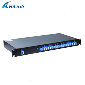 Boîte ABS/LGX & 19 pouces 1U <span class=keywords><strong>ract</strong></span> mount MUX/DEMUX 16 canaux simple/double Fiber CWDM multiplexeur - Product Image 4