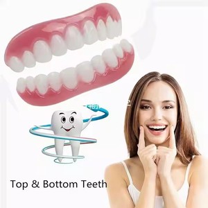 Fausses dents supérieures/inférieures en silicone Facettes de rire parfaites Pâte dentaire Outils d'hygiène buccale Dents Sourire Dents Cosmétique - Product Image 5