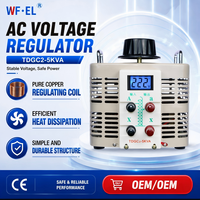 Régulateur de tension réglable monophasé WF.EL TDCG2-500VA 220V, alimentation AC boost, affichage LED, sortie 50Hz 0-500V, cuivre SVC