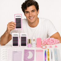 Kit d'entraînement et d'exercice pour cils VEYES, ensemble de têtes de mannequin pour maquillage, kits d'extension de cils individuels à marque privée