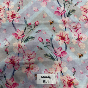 Tela Ligera Personalizada 100% Algodón Magic Slub con Estampado Digital para Confección de Prendas y Vestidos - Product Image 1