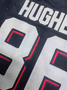 أفضل جودة مخيطة وقابلة للتخصيص # 13 نيكو هيشير # قميص هوكي الجليد الأمريكي المطرز رقم 86 جاك هيوز - Product Image 4