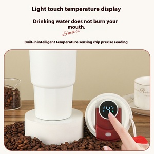 Tasse à café de voyage intelligente de <span class=keywords><strong>500ml</strong></span> en acier 304 poignée isolée sous vide paille en vrac travail hybride <span class=keywords><strong>personnalisé</strong></span> couleurs Pantone cadeaux d'affaires - Product Image 3